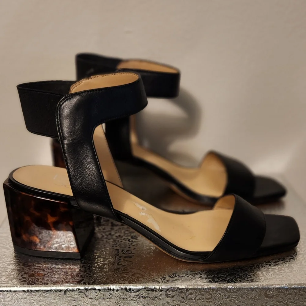 FRANCO SARTO SIZE 8 1/2 Black Women's Sandals - Picture 5 of 5